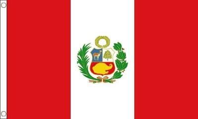 Peru Large Country Flag - 5' x 3'