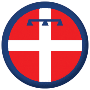 Piedmont Flag 58mm Fridge Magnet