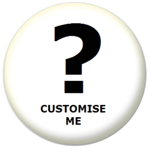 Plain Colour Custom Colour 25mm Pin Button Badge