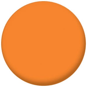 Plain Orange 58mm Fridge Magnet