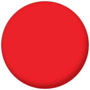 Plain Red 25mm Pin Button Badge