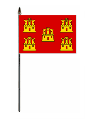 Poitou-Charentes Hand Flag - Small.