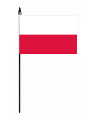 Poland Country Hand Flag - Small.