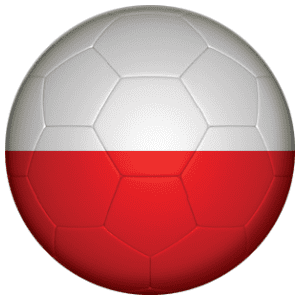 Poland Football Flag 58mm Fridge Magnet