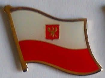 Poland State Country Flag Enamel Pin Badge