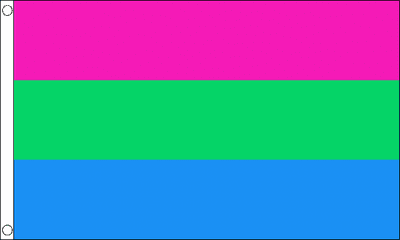 Polysexual Pride Large Flag - 5' x 3'