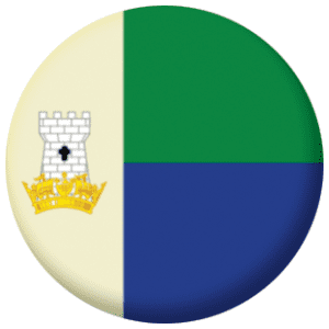 Portland Town / City Flag 58mm Fridge Magnet