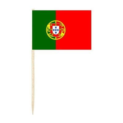 Portugal Country Flag Cocktail Sticks (pack of 10)