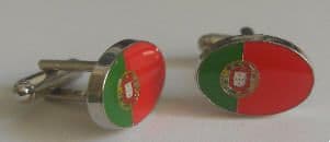 Portugal Country Flag Cufflinks