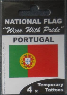Portugal Country Flag Tattoos.