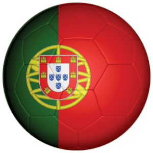Portugal Football Flag 58mm Button Badge