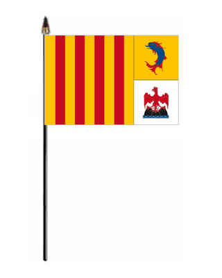 Provence-Alpes-Côte d'Azur Hand Flag - Small.