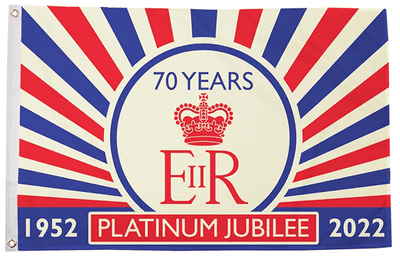 Queen's Platinum Jubilee Large Flag (EIIR) - 5' x 3'