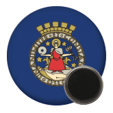 Rest of Europe Fridge Magnets - 25mm