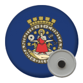 Rest of Europe Fridge Magnets - 58mm