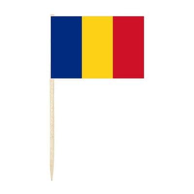 Romania Country Flag Cocktail Sticks (pack of 10)