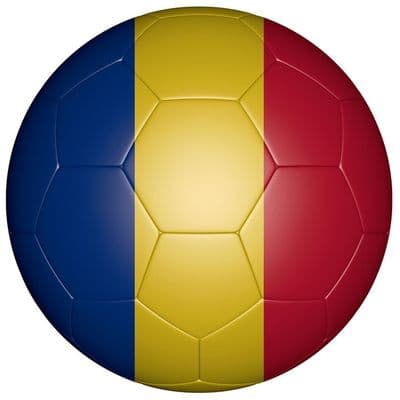Romania Football Flag 25mm Button Badge