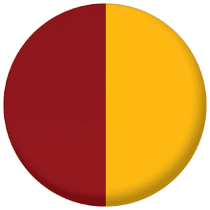 Rome Flag 58mm Button Badge