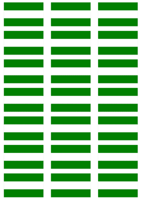 Rotterdam Flag Stickers - 21 per sheet