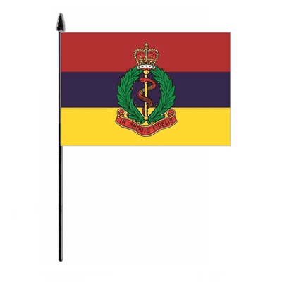 Royal Army Medical Corps Hand Flag - Medium