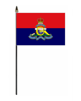 Royal Artillery Regiment Hand Flag - Small.