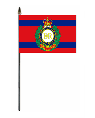 Royal Engineers Corps Hand Flag - Small.