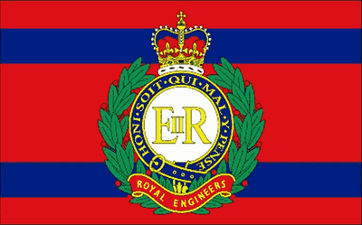 Royal Engineers Corps Large Flag - 5' x 3'