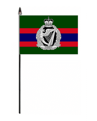 Royal Irish Regiment Hand Flag - Small.