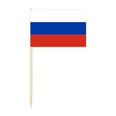 Russia Country Flag Cocktail Sticks (pack of 10)