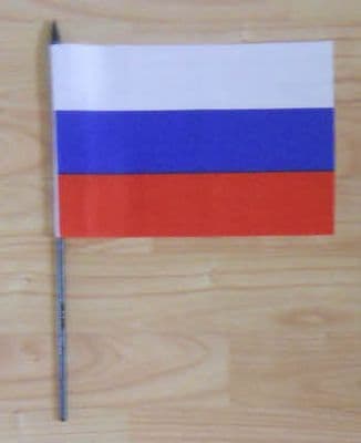 Russia Country Hand Flag - Medium.