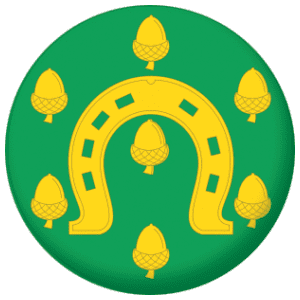 Rutland Flag 25mm Button Badge