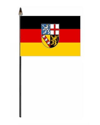 Saarland Hand Flag - Small.