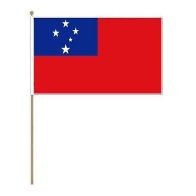 Samoa Country Hand Flag - Large