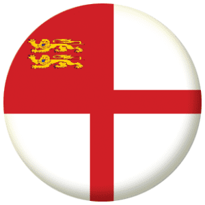 Sark Island Flag 25mm Pin Button Badge