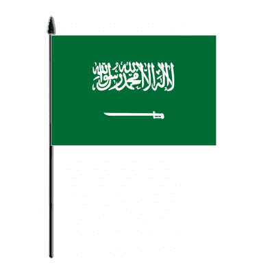 Saudi Arabia Country Hand Flag - Medium.