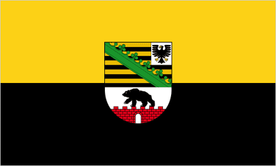 Saxony-Anhalt Large State Flag 5' x 3'