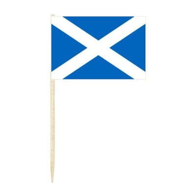 Scotland Country Flag Cocktail Sticks (pack of 10)