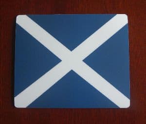 Scotland Country Flag Hardtop Mouse Mat / Pad.