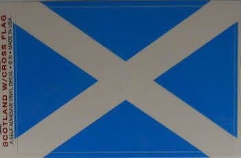 Scotland Country Flag Rectangular Decal