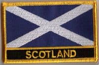 Scotland Embroidered Flag Patch, style 09
