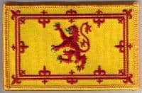 Scotland Lion Embroidered Flag Patch, style 08