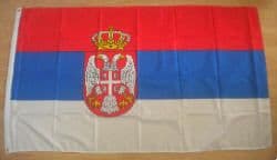 Serbia State Large Country Flag - 3' x 2'.