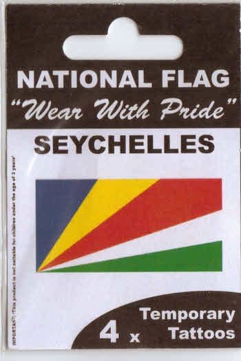 Seychelles Country Flag Tattoos.