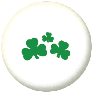 Shamrock 58mm Button Badge