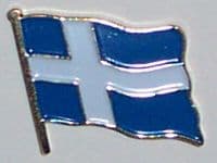 Shetland Islands Flag Enamel Pin Badge