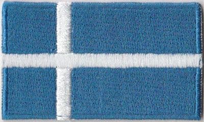 Shetland Islands Embroidered Flag Patch, style 04