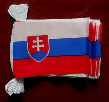 Slovakia Bunting, rectangular, 9 metre.