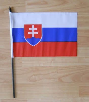 Slovakia Country Hand Flag - Medium.