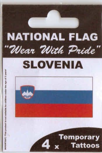 Slovenia Country Flag Tattoos.