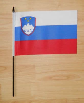 Slovenia Country Hand Flag - Medium.
